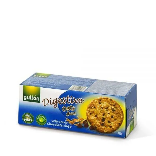 Печиво Gullon Digestive "Вівсяне з шоколадними крихтами" 425 г***