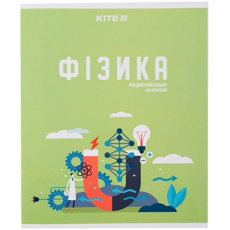 Зошит предметн. 48 арк., кл., софт тач+УФ, Urban, фізика