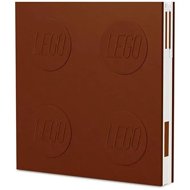 LEGO STATIONERY блокнот BROWN з гелевою ручкою