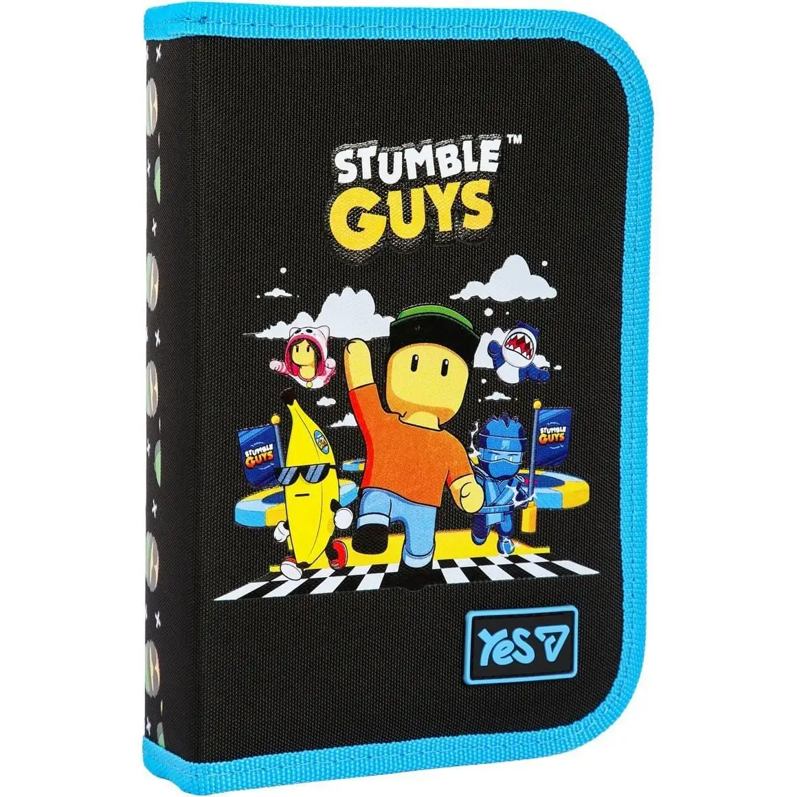 Пенал твердий Yes одинарний з двома клапанами HP-04 Stumble Guys