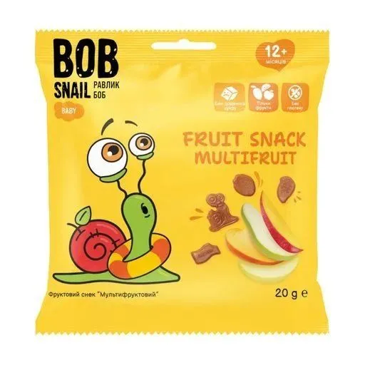 Фруктовий снек&quot;МУЛЬТИФРУКТОВИЙ&quot; 20 г