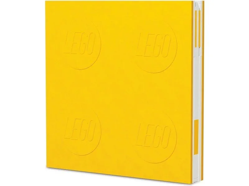 LEGO STATIONERY, блокнот ЖОВТИЙ з гелевою ручкою