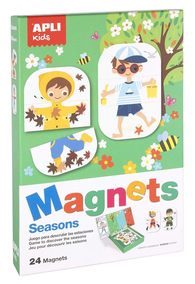 Комплект магнитов: времени года ApliKids