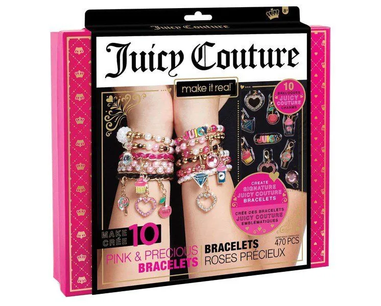 Juicy Couture:Набор для создания шарм-браслетов [Розовый звездопад кулонk