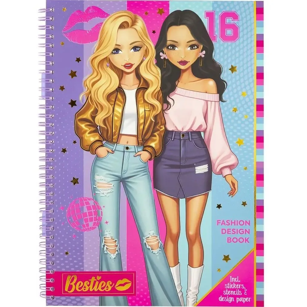 Besties Книга модельєра, фіолетова, арт.990203