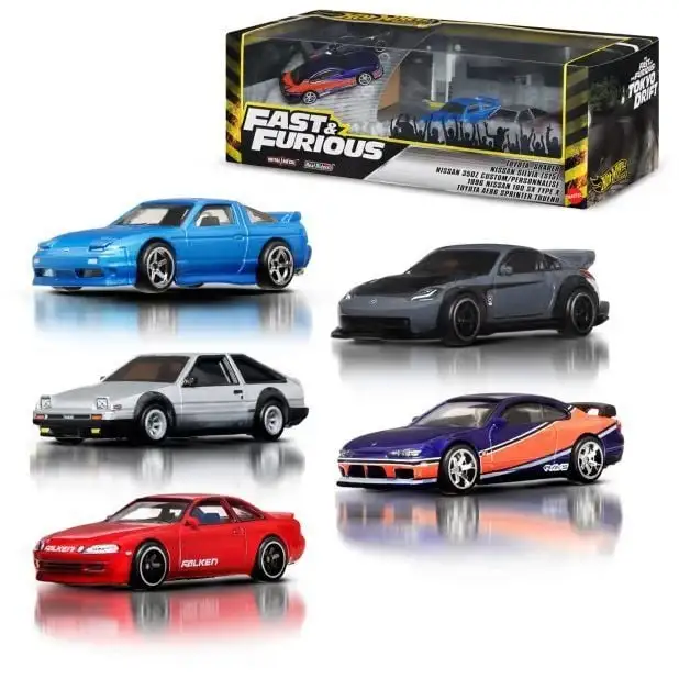 Набір колекційних машинок "Токійський дрифт" серії "Форсаж" Hot Wheels