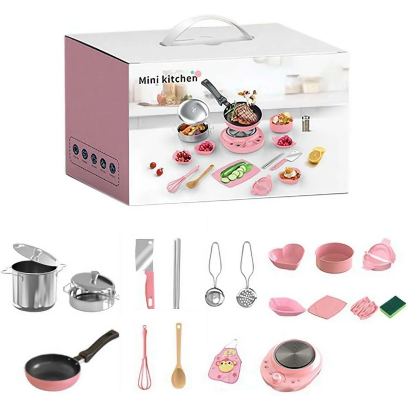 Дитячий набір для гри в кухню, 24 предмета