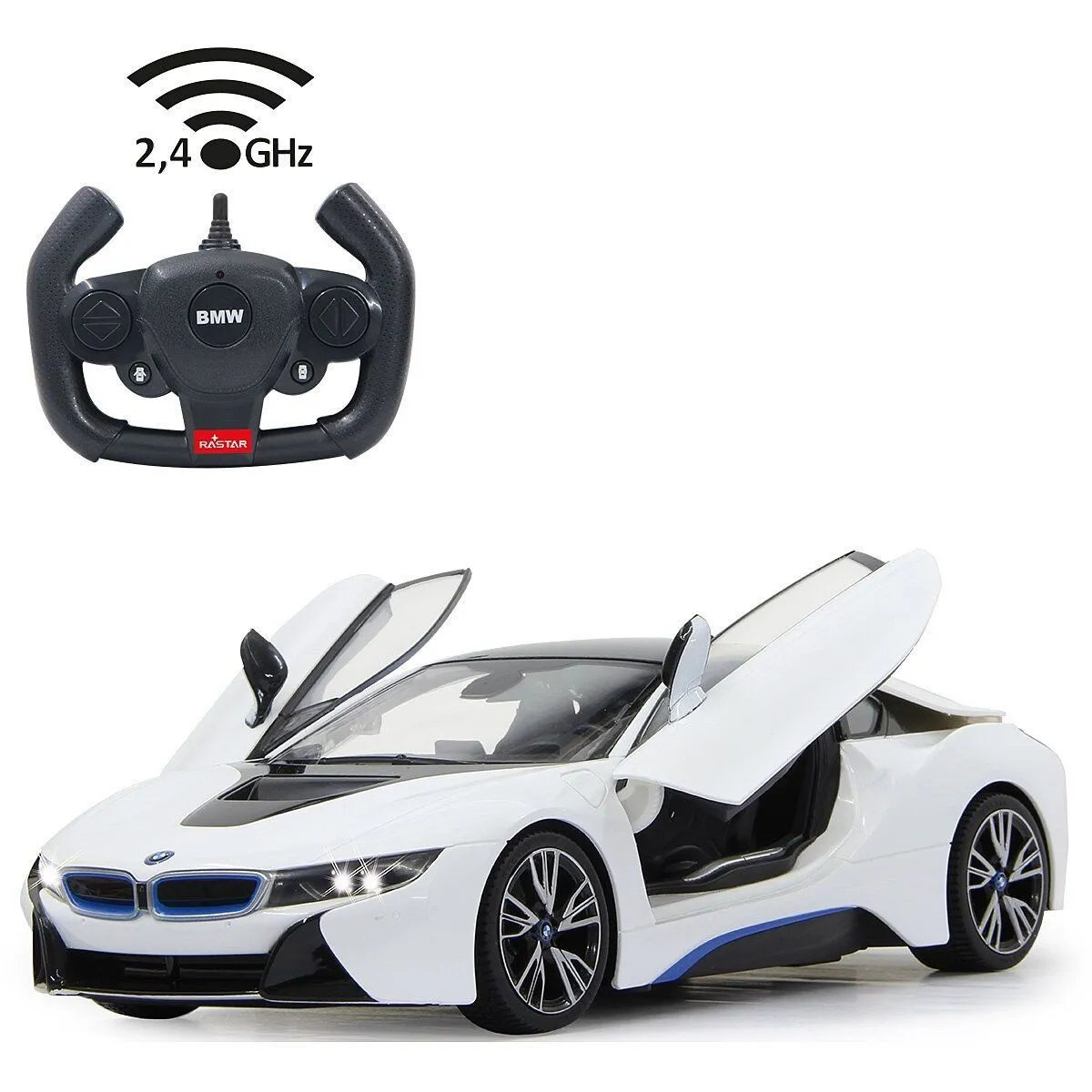 Автомобіль на р/к BMW I8 1:14, білий, 2.4МГц