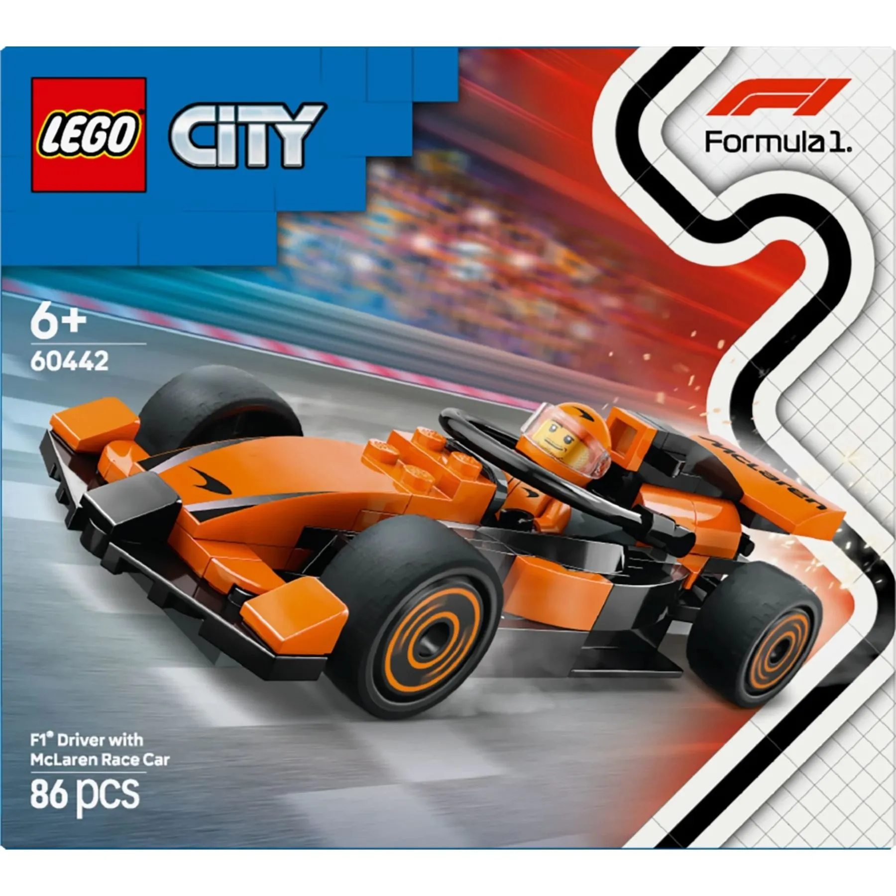 Конструктор Пілот F1^ з автомобілем для перегонів команди McLaren LEGO City