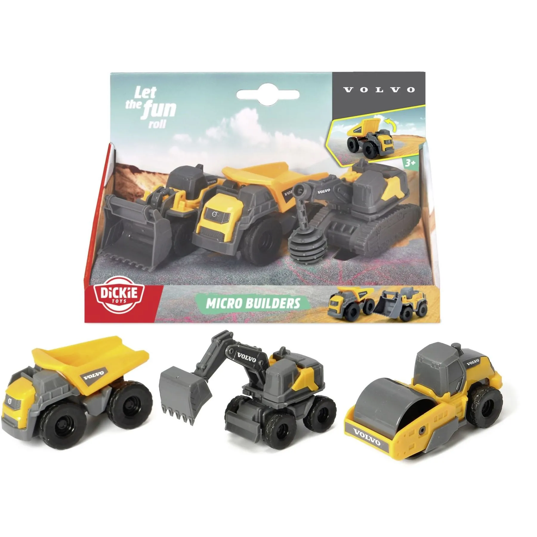 Ігровий набір &quot;Вольво. Мікробудівельники&quot;, 2 види, 3+