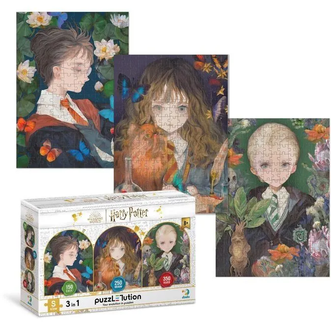Puzzle DODO Пазл 3 в 1 Harry Potter. Мрія і фантазія