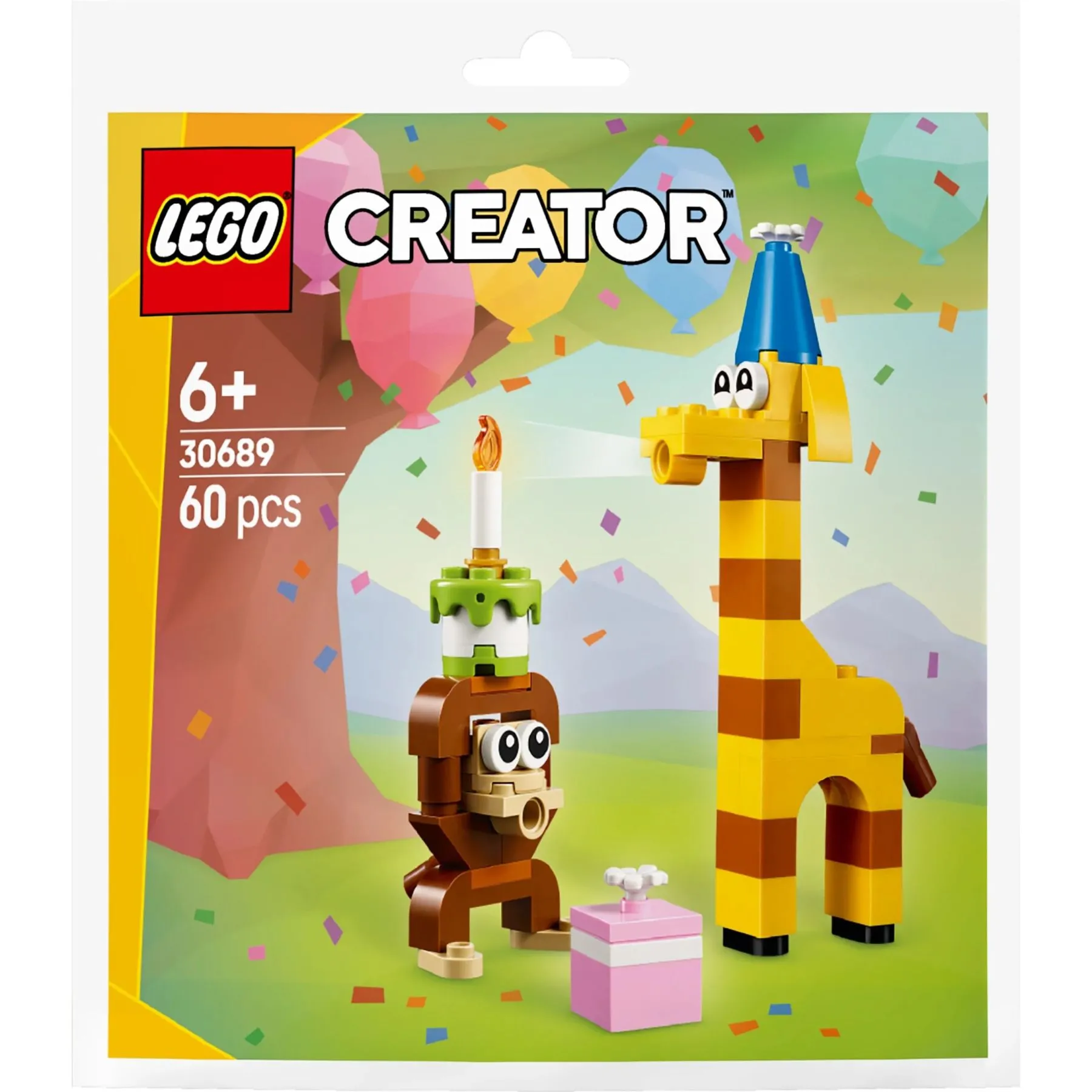 Конструктор Святкові тваринки до дня народження LEGO Bags