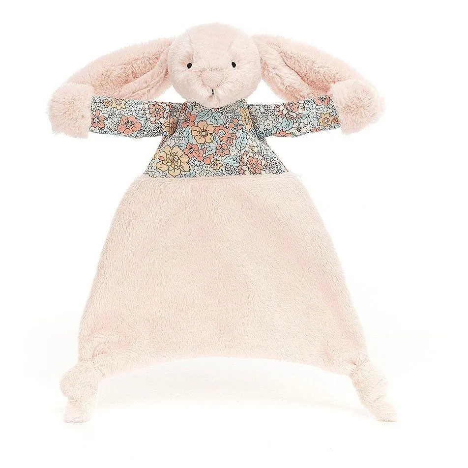 Комфортер-пустушка Сором&#039;язливий квітковий зайчик 25 см JellyCat Little