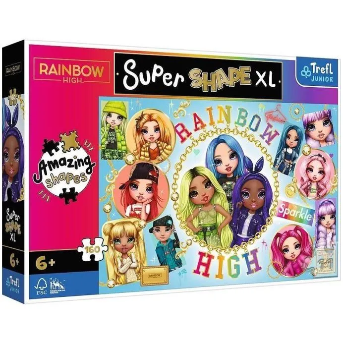 Пазли &quot;Супер форми&quot; - (160 елм. XL) - &quot;Подруги&quot; /Trefl