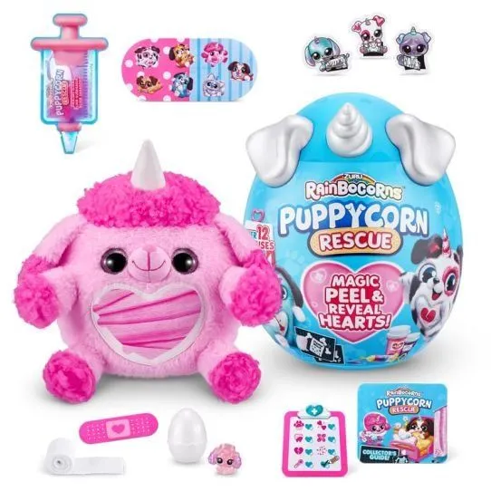 М&#039;яка іграшка-сюрприз Rainbocorns-A (серія Puppycorn Rescue)