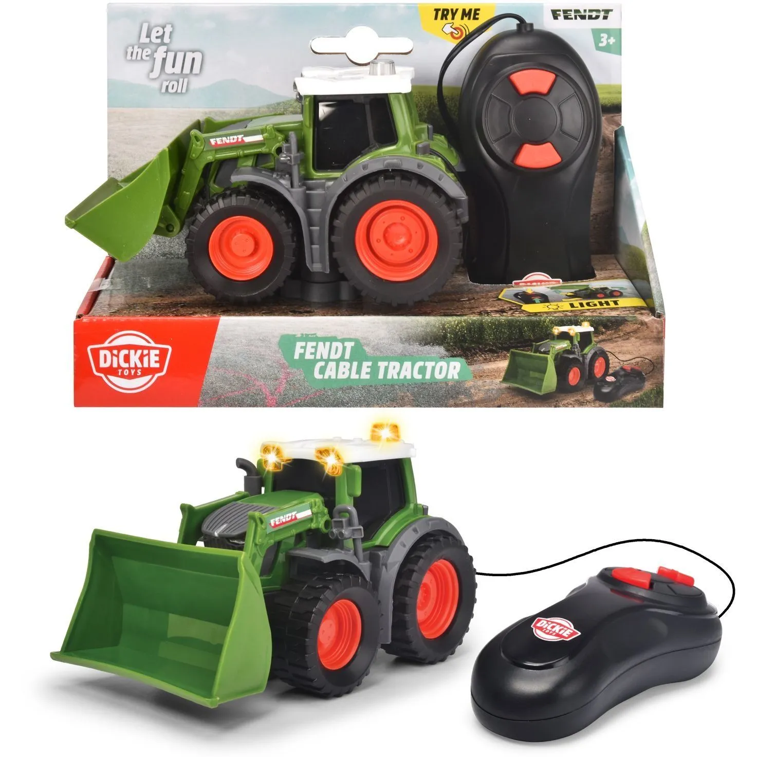Трактор на ДК &quot;Фендт&quot; зі світл. ефект., 14 см, 3+