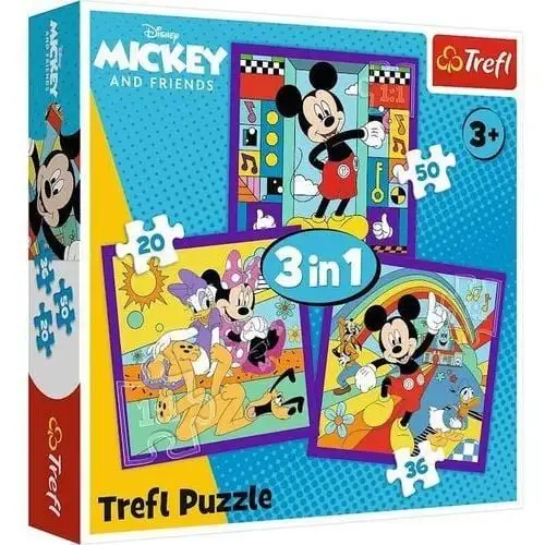 48941 Trefl Пазли "3in1"  Disney Міккі та його весела команда