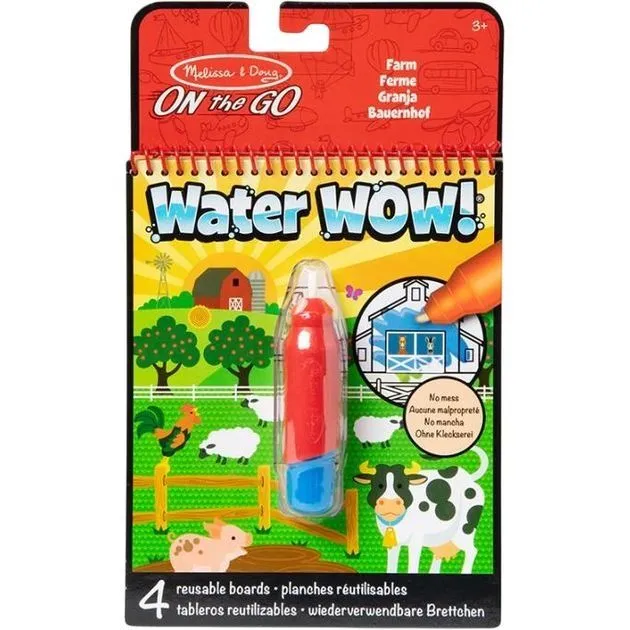 Melissa &amp; Doug. Water WOW: Водна розмальовка з ручкою [Фермаk