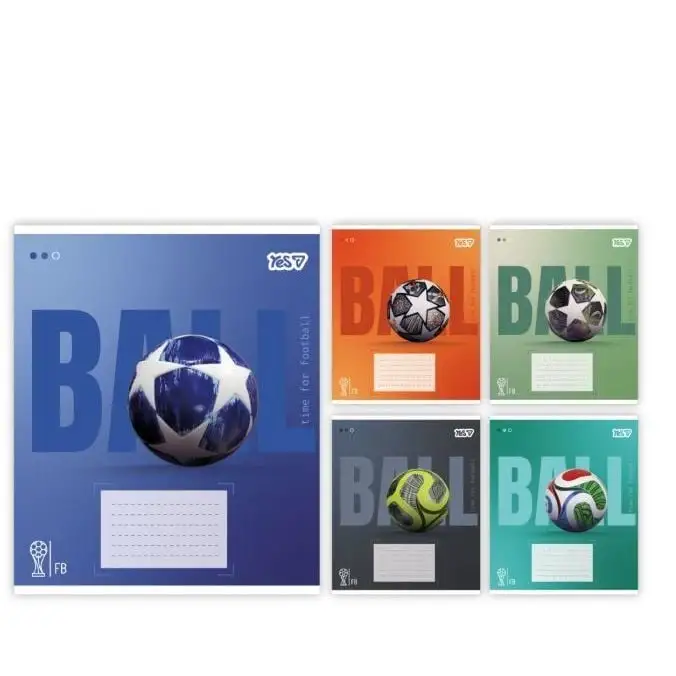 Зошит учнівський Yes "Ball" А5/12 кос.