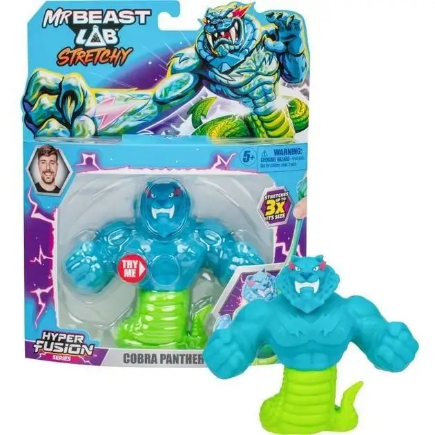 Фігурка, що розтягується Кобра Пантера ТМ "MrBeast Lab"
