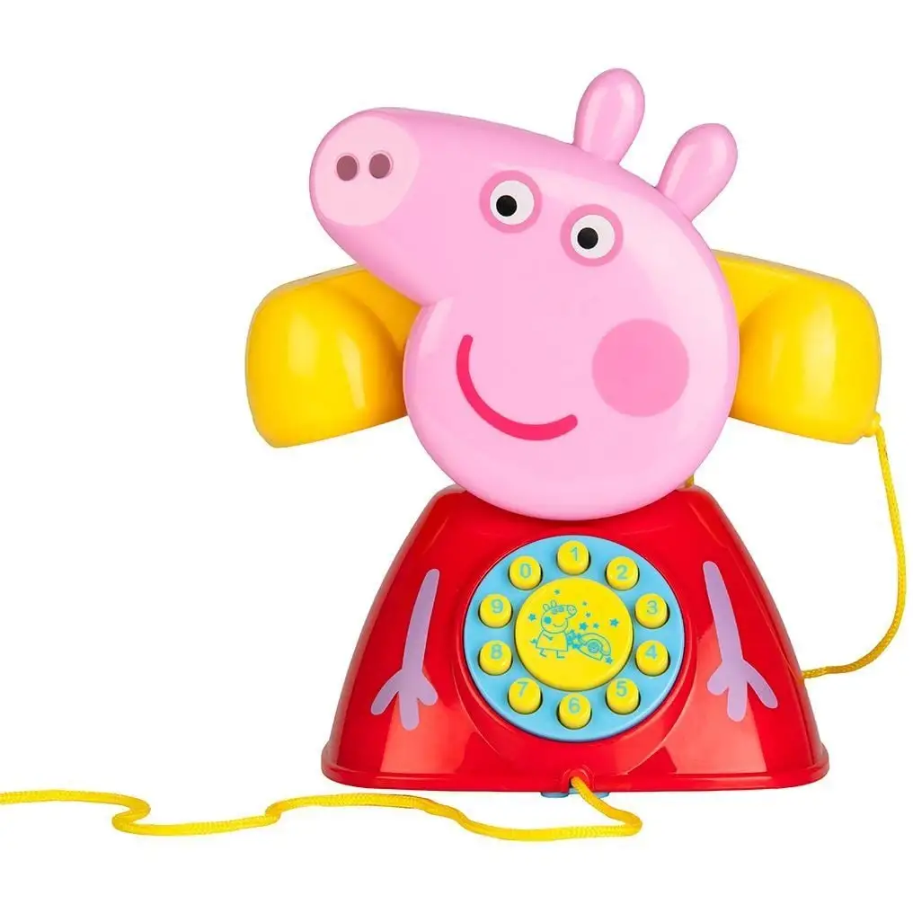 Іграшка-каталка на мотузочці PEPPA - ТЕЛЕФОН ПЕППИ