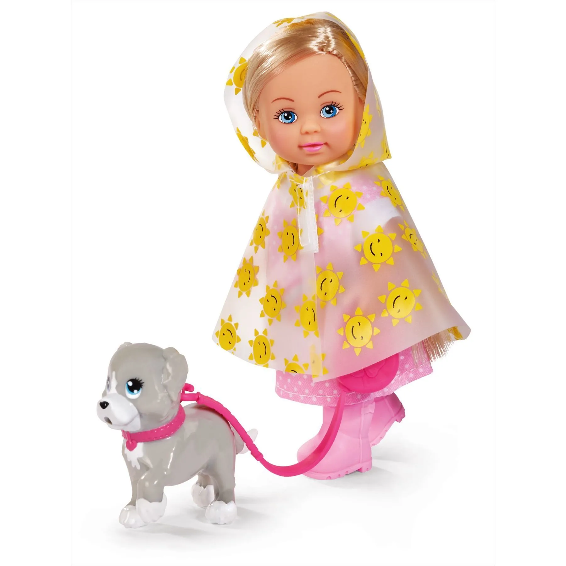 Лялька Еві "Прогулянка під дощем" з песиком, аксес., 3+