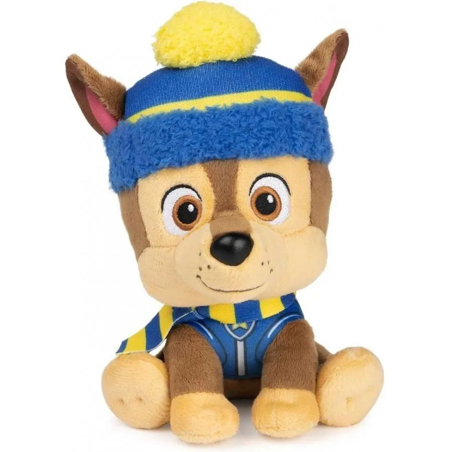 Цуценячий патруль: м&#039;яка іграшка - цуценя Гонщик [Зимові святаk (15 см)