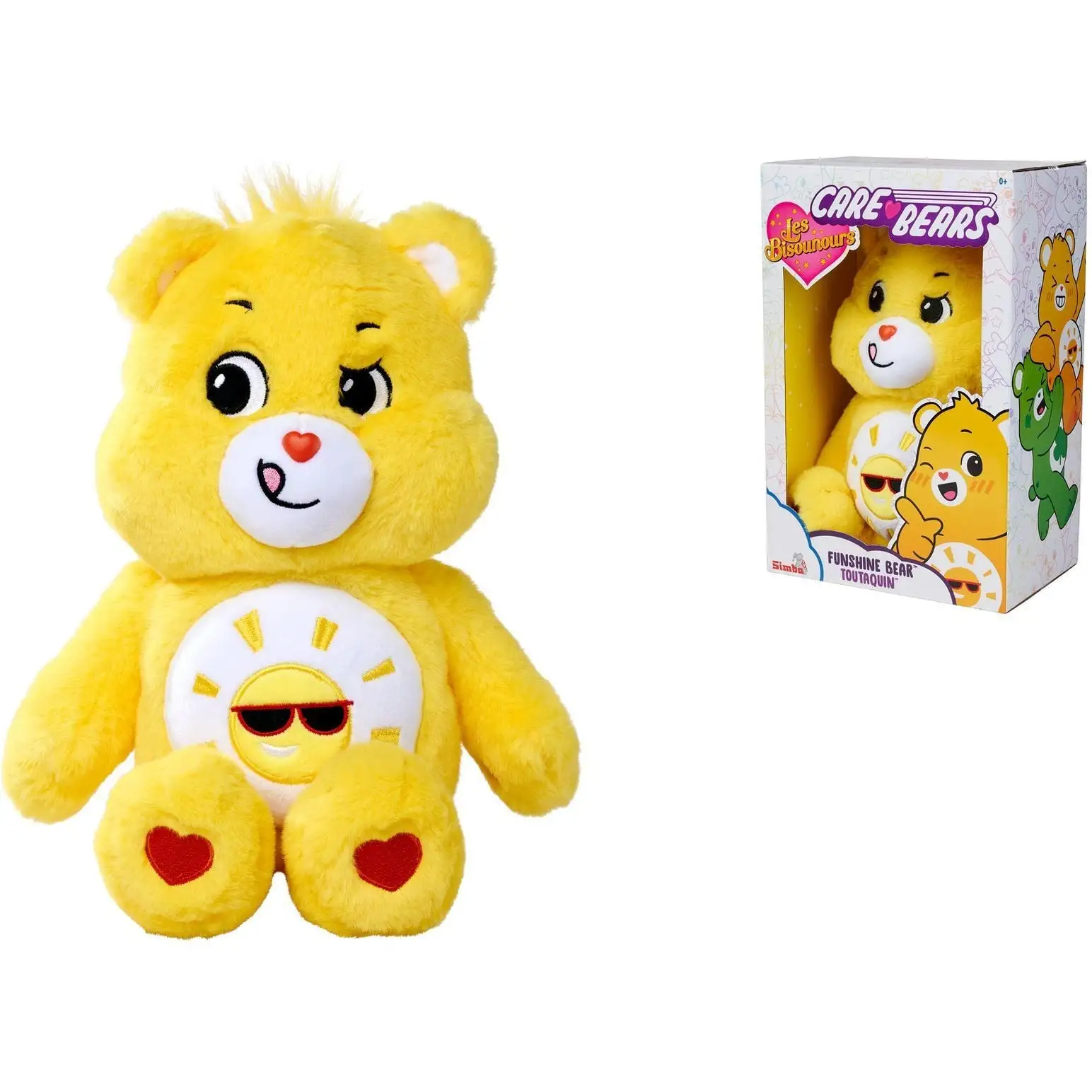М'яка іграшка ведмідь "Care Bears. Жовтий", 35 см, 0 міс+
