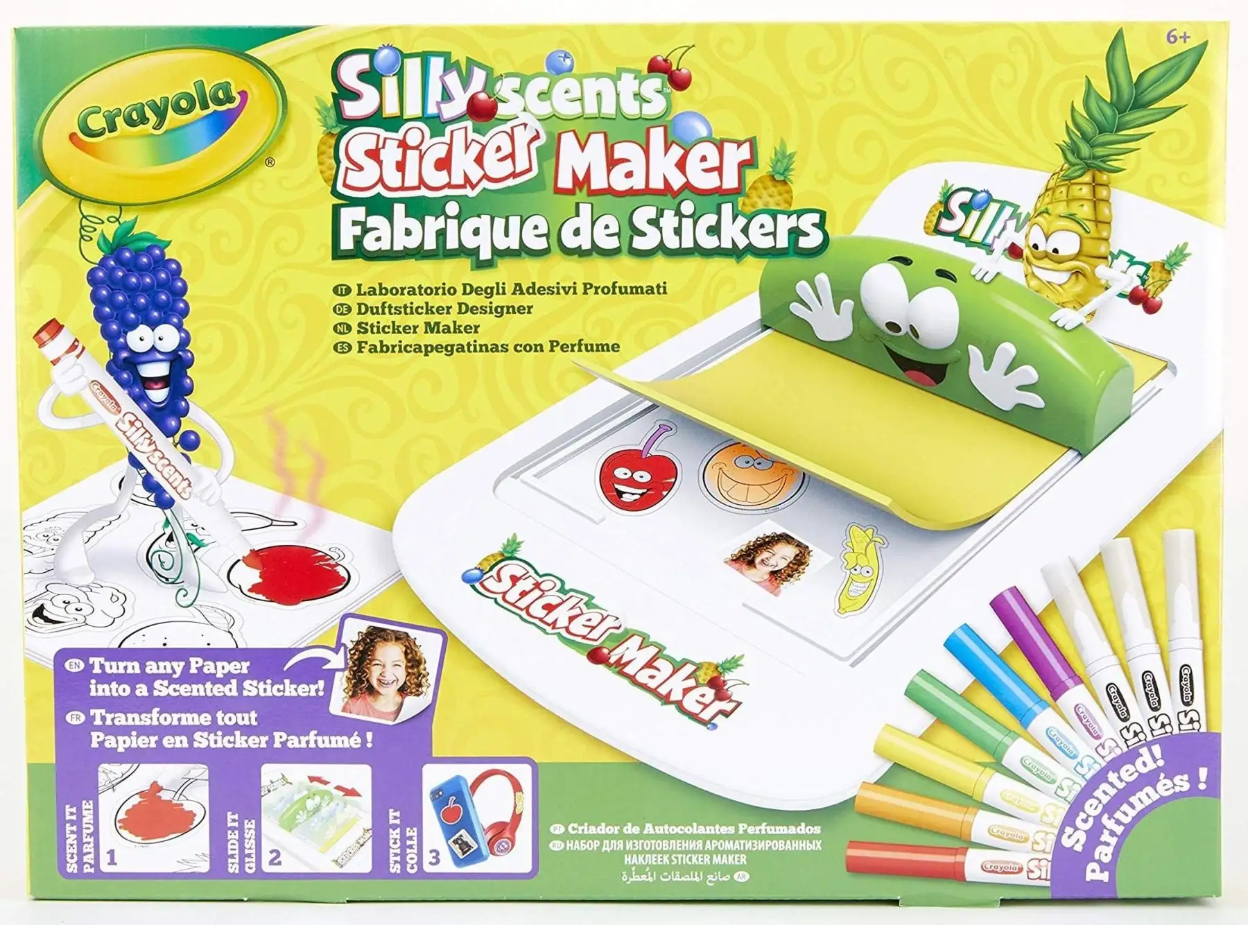 CRAYOLA Silly Scents Набір для творчості "Cтворення ароматних стикерів"