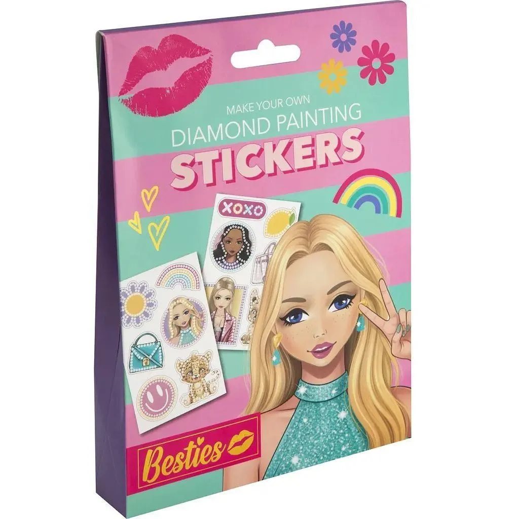 Besties Набір наліпок "Алмазна мозаїка", зелена, арт.990199