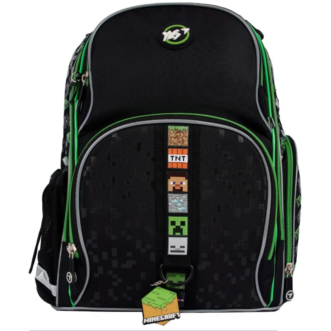 Рюкзак шкільний напівкаркасний YES S-100 Minecraft Game