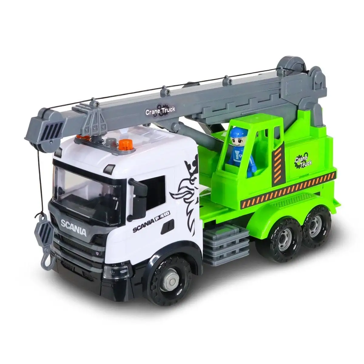 Автомодель серії "Mid Truck"  АВТОКРАН SCANIA (світло, звук)