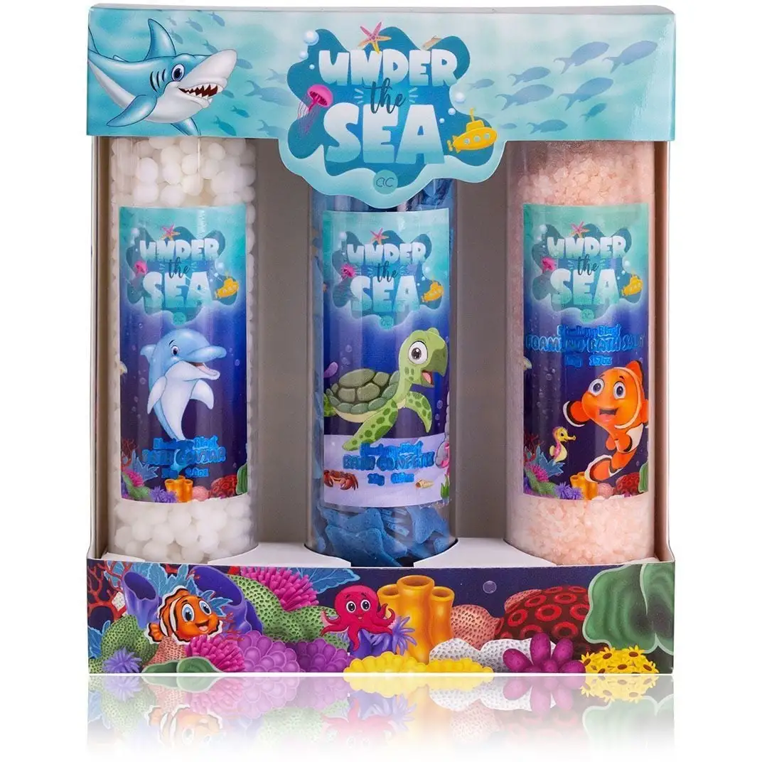 Подарунк.набір UNDER THE SEA (сіль д/ванни 50г, бомба д/ванни 30г, конфетті д/ванни 10г)