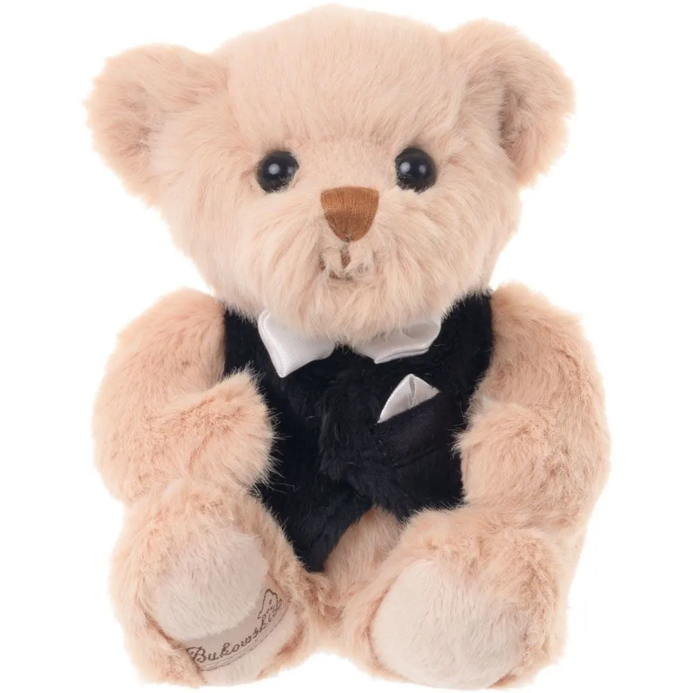 М&#039;яка іграшка &quot;Ведмедик Хюго у весільному костюмі&quot;, 15см