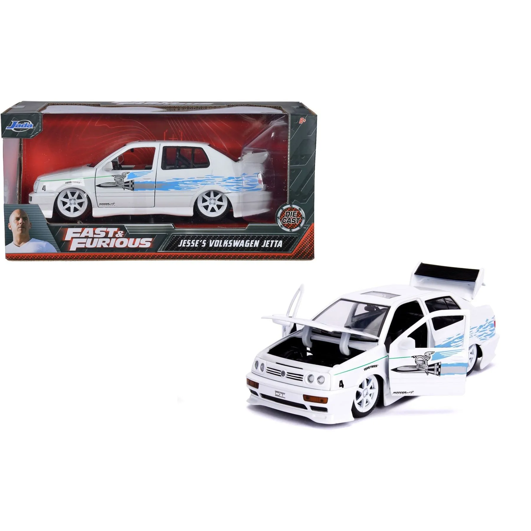 Машина металева Jаdа &quot;Форсаж&quot; Фольксваген Джетта, масш. 1:24, 8+