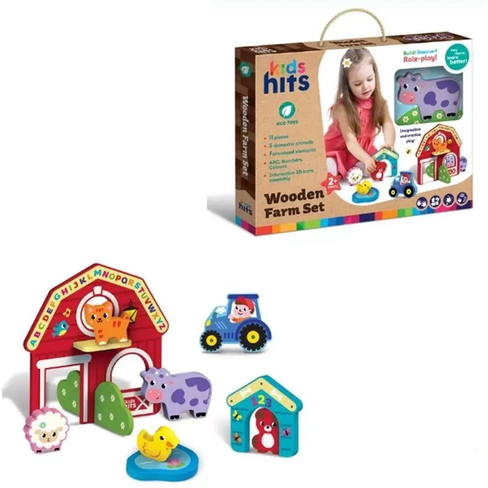 Іграшка   дерев'яна іграшка KidsHits арт.KH20/008, у короб. 34х25,5х3,3 см