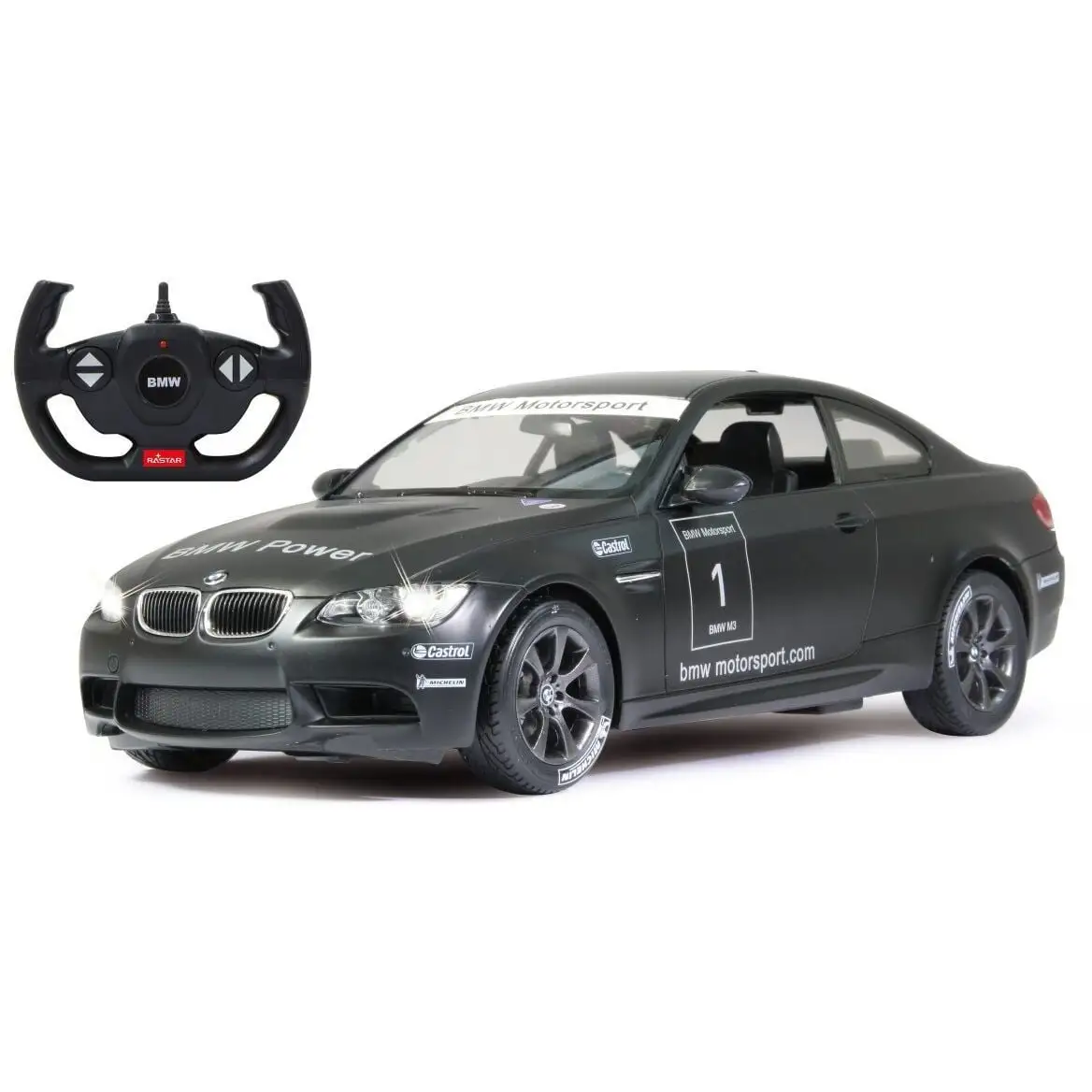 Автомобіль на р/к BMW M3 Sport 1:14, чорний, 2.4МГц