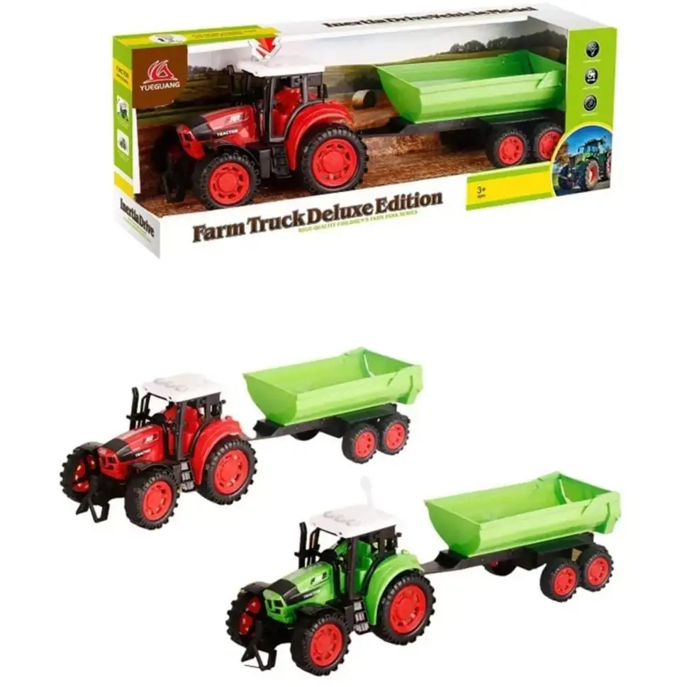 Іграшка DIY TOYS Трактор з причепом зі світл та звук ефектами в асортименті