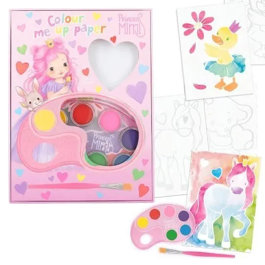Princess Mimi Альбом для розфарбовування з фарбами Colour Me Up Paper 0412126