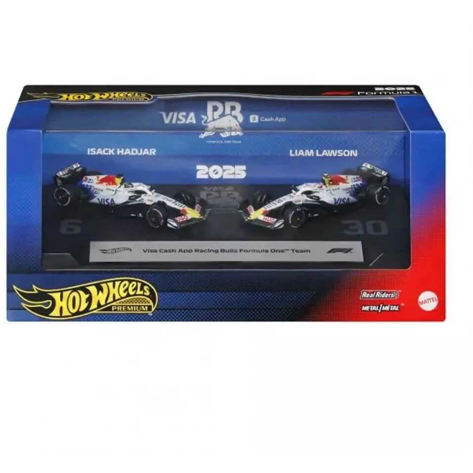 Набір з 2-х колекційних болідів VCARB Liam Lawson та Isack Hadjar "Formula 1" Hot Wheels