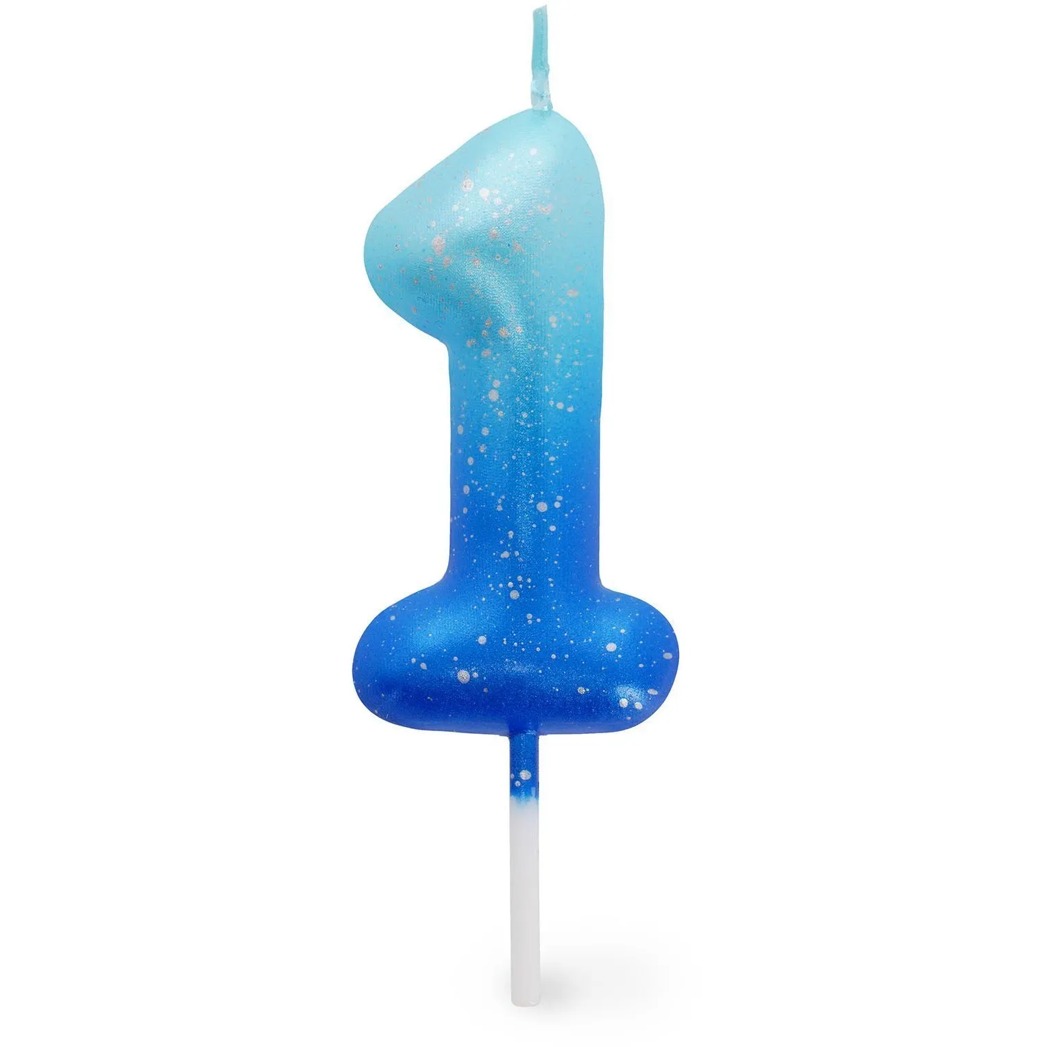 Свічка для торта  Happy Birthday Candle  блакитна  1, арт CNU0012