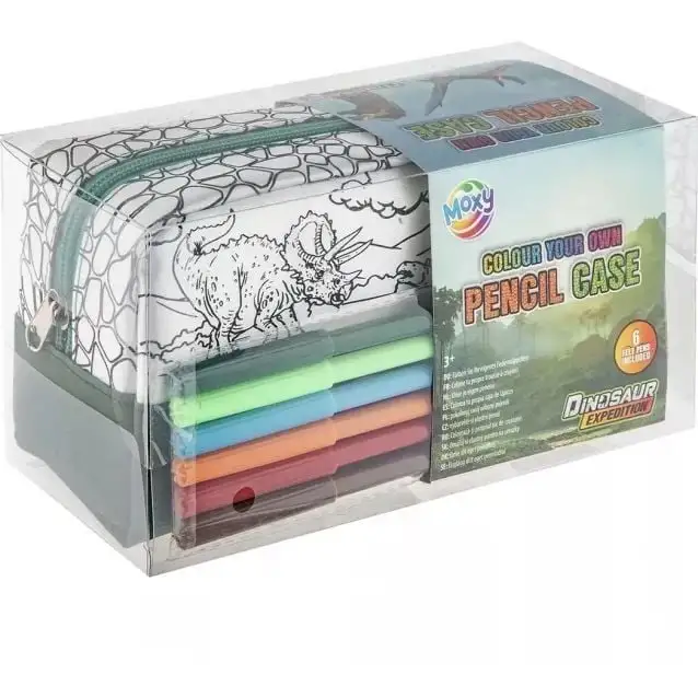 Dinosaur Expedition Пенал-розмальовка з фломастерами, арт.990194