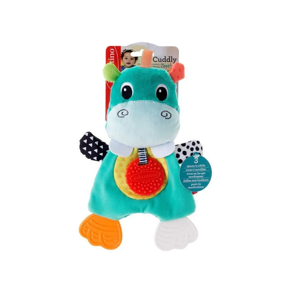 Infantino Іграшка з прорізувачем &quot;Бегемотик&quot;