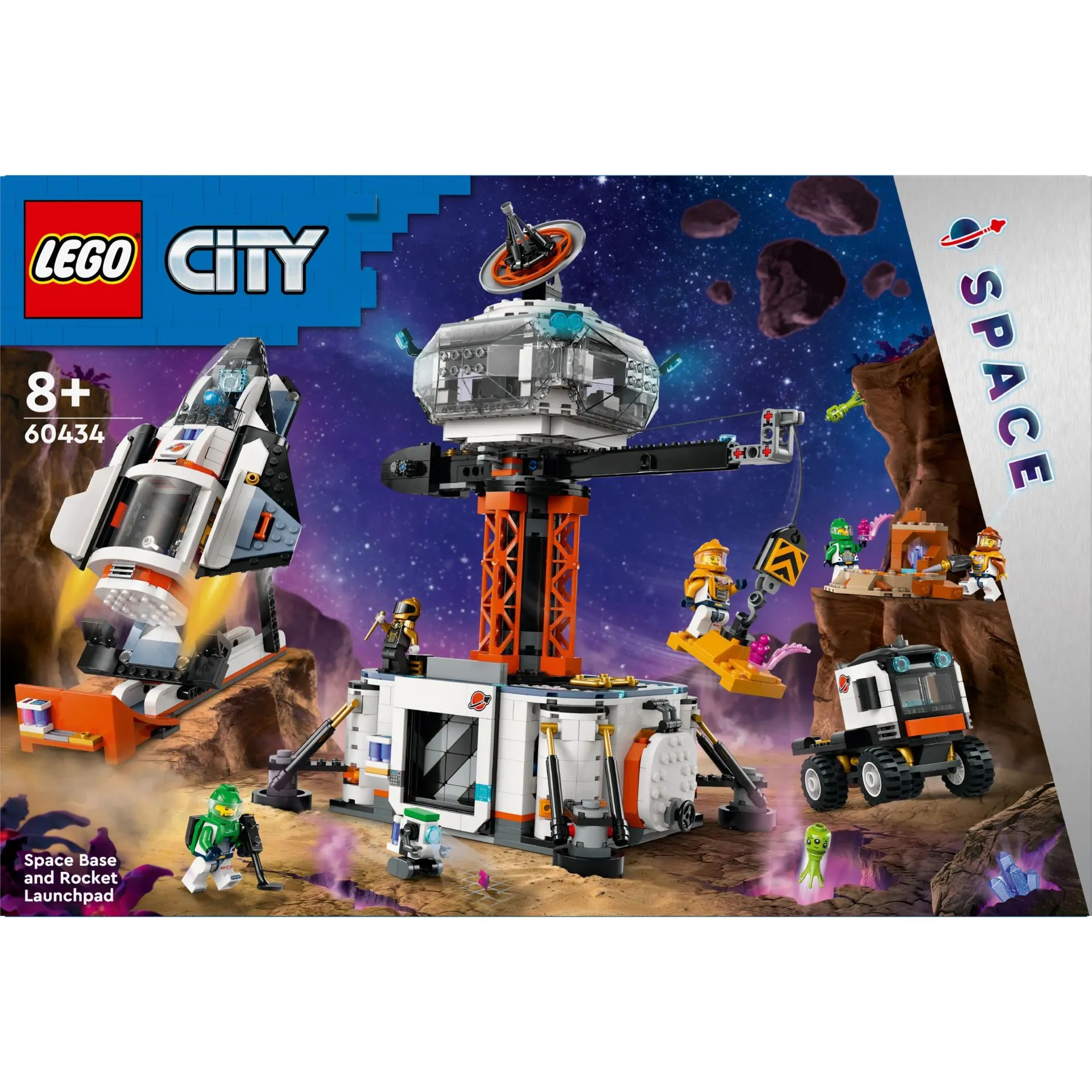 Конструктор Космічна база й стартовий майданчик для ракети LEGO City