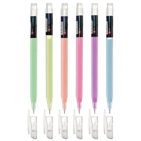 Ручка гелева SANTI, кольорова, 6 кольорів.