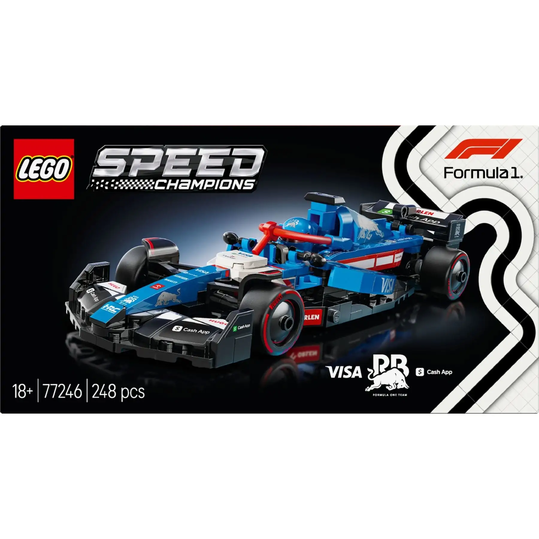 Конструктор Автомобіль для перегонів F1^ Visa Cash RB VCARB 01 LEGO Speed Champions