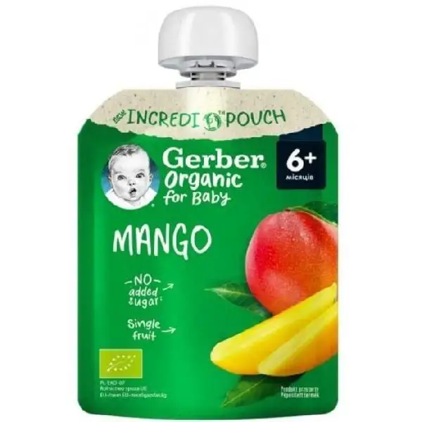 пюре Organic манго 80г пауч