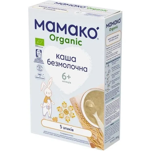 Каша Б/МОЛ 5 злаків ОРГАНІК,200г