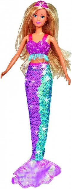 Лялька Штеффі "Русалонька у вбранні з паєтками", з аксес., 3+