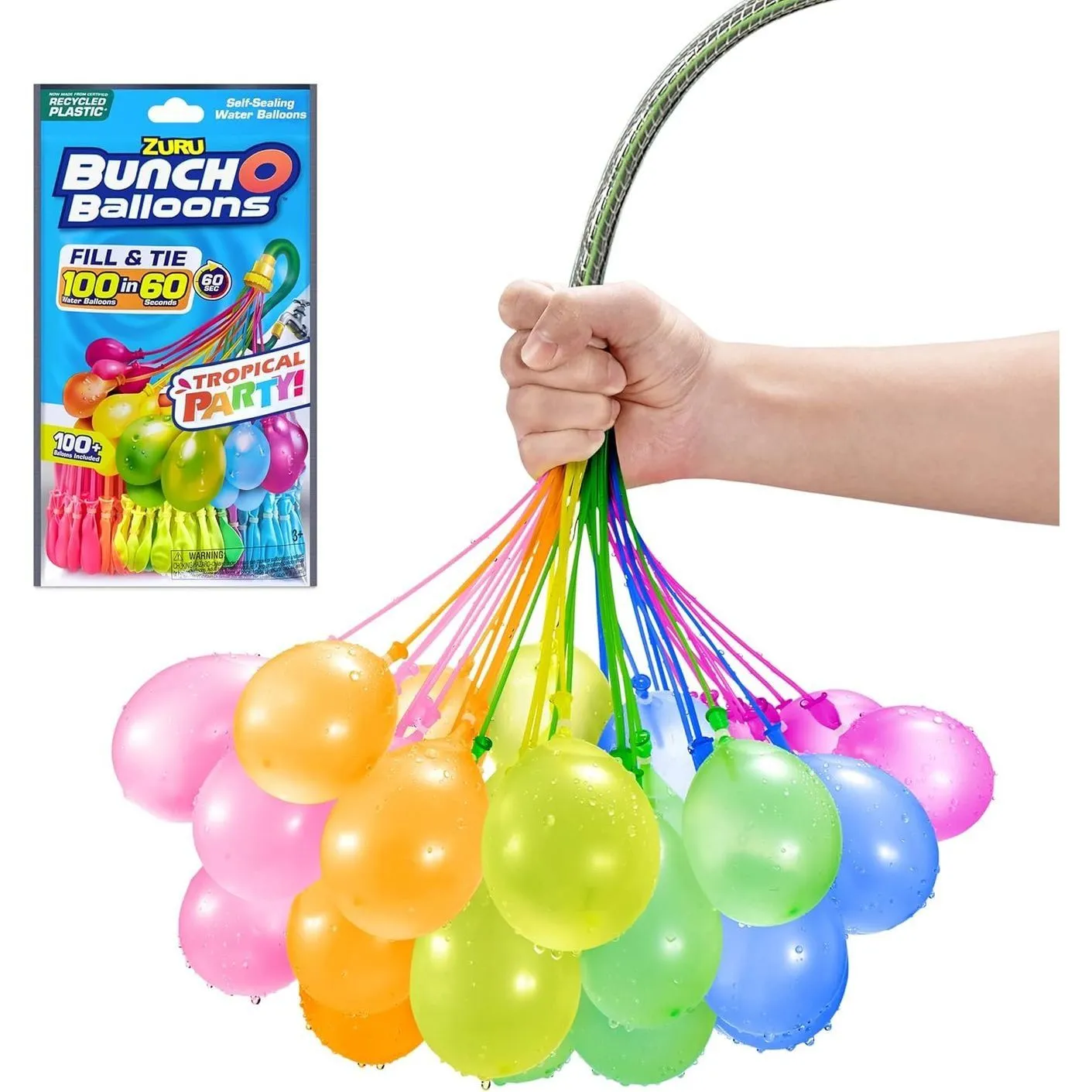 Sport BUNCH O BALLOONS Запускач та 100 водних куль
